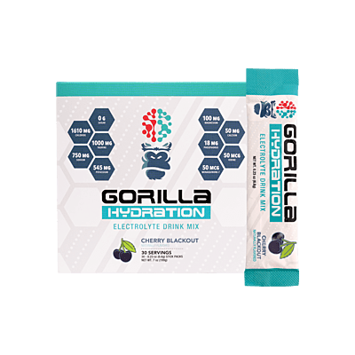 Gorilla Mind | Gorilla Hydration | Cherry Blackout