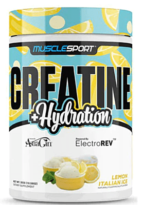 Muscle Sport | Creatine + Hydration | Lemon Ice