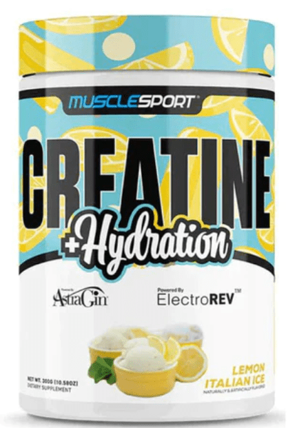 Muscle Sport | Creatine + Hydration | Lemon Ice