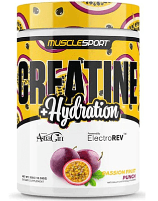 Muscle Sport | Creatine + Hydration | Passionfruit