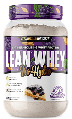 Muscle Sport | Lean Whey | Huckleberry Cheesecake