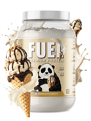 Panda | Fuel Protein | Ice Cream Sundae Cone