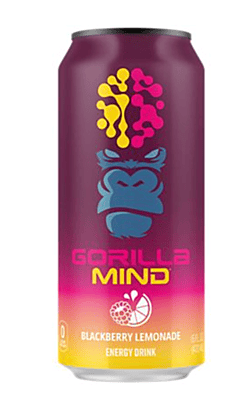 Gorilla Mind | Gorilla Mode Energy RTD | Blackberry Lemonade