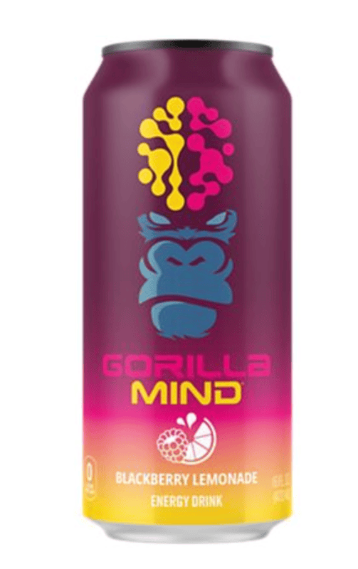 Gorilla Mind | Gorilla Mode Energy RTD | Blackberry Lemonade