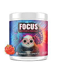Panda | Focus | Straw/ Watermelon